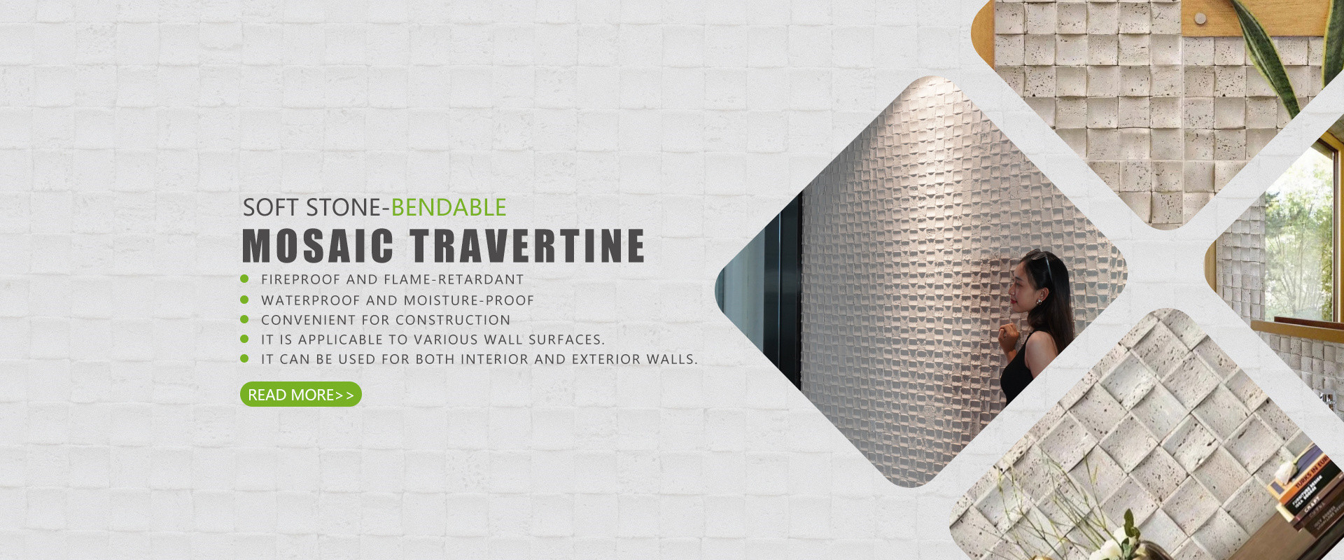 mosaikk travertin